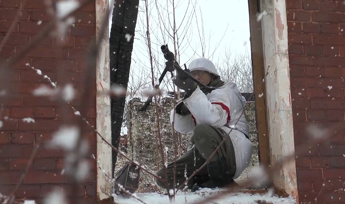 В Каменке реконструировали Сталинградскую битву